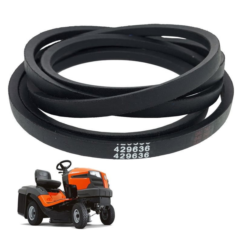 CTPOWER Replacement 429636 197253 Mower Deck Belt for Craftsman Husqvarna Poulan AYP 532429636 598559101 592855001 YTH18542 YTA18542 YTH22V42 YTH20K42 / Aramid Cord / 101.20 inches - Image 1